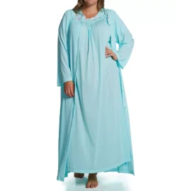 Shadowline Plus Size Petals 53" Gown – Floral Embroidered Opacitrique Nylon Sleepwear -Her Room US shadowline shdw01 32280x cs6