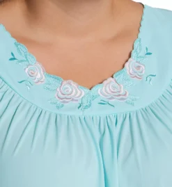 Petals 53 Inch Long Sleeve Gown -Her Room US shadowline shdw01 33280 cs1