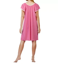 Cameo Nylon Tricot Short Sleeve 40 Inch Waltz Gown -Her Room US shadowline shdw01 36123 bs