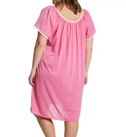 Plus Cameo Nylon Tricot S/S 40 Inch Waltz Gown -Her Room US shadowline shdw01 36123x bs