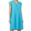 Rosebud Nylon Tricot Short Sleeve 40 Inch Gown -Her Room US shadowline shdw01 36222 gs