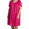 Plus Petals Short Sleeve Gown -Her Room US shadowline shdw01 36280x gs