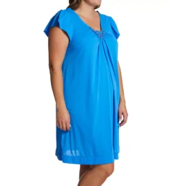 Plus Cherish 38 Inch Cap Sleeve Nightgown -Her Room US shadowline shdw01 36510x fs