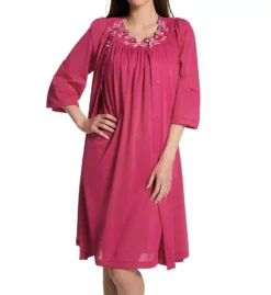 Shadowline Petals Rose Embroidery Scalloped Neckline – Opacitrique Nylon Tricot 40 Inch Gown -Her Room US shadowline shdw01 37280 cs2