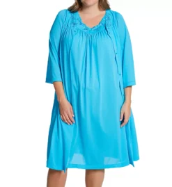 Shadowline Plus Petals Rose Embroidered V-Neck Nightgown – Opaque Nylon Tricot 40-Inch Sleep Gown -Her Room US shadowline shdw01 37280x cs5