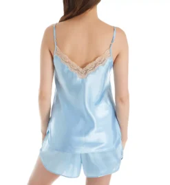 Shadowline Satin with Floral Lace – Charming Series Camisole and Tap Set -Her Room US shadowline shdw01 4506 bs