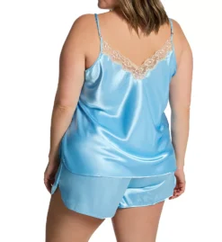 Shadowline Plus Size Charming Satin Lace Trim – 4506X Camisole and Tap Set -Her Room US shadowline shdw01 4506x bs
