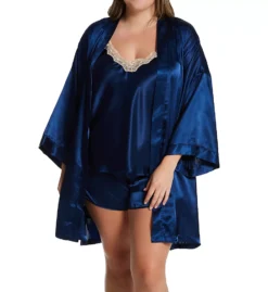 Shadowline Plus Charming Satin Wrap Robe – Elegant Kimono Sleeve Woven Loungewear -Her Room US shadowline shdw01 4510x cs2