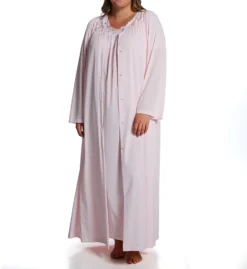 Shadowline Plus Size Petals 54-Inch Button-Front Robe – Rose Embroidered Opacitrique Nylon Sleep Coat -Her Room US shadowline shdw01 71280x cs2