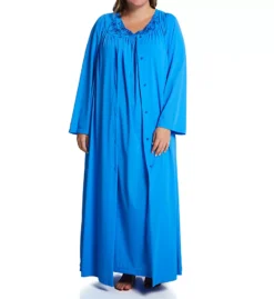 Shadowline Plus Size Petals 54-Inch Button-Front Robe – Rose Embroidered Opacitrique Nylon Sleep Coat -Her Room US shadowline shdw01 71280x cs4