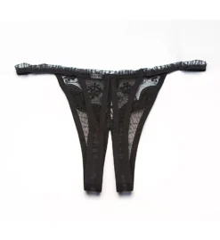 Scalloped Embroidery Lace Crotchless Thong -Her Room US shirley of hollywood shir01 10 cs6
