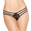 Stretch Lace Strappy Thong -Her Room US shirley of hollywood shir01 20145 gs