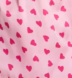 Shirley of Hollywood Heart Pattern Satin Chemise & G-String Set – Red Lace Trim Sleepwear -Her Room US shirley of hollywood shir01 25850 cs2