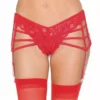Stretch Lace And Strappy Open Front Gartini -Her Room US shirley of hollywood shir01 31022 gs