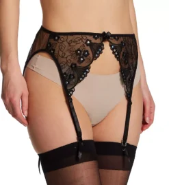 Embroidered Garter Belt -Her Room US shirley of hollywood shir01 677 cs1