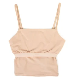 Skin Gia Organic Pima Cotton Shelf Bra Camisole – Cropped Adjustable Strap Top -Her Room US skin skn01 ocl10b cs6