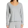 Caleigh Organic Pima Cotton Long Sleeve – Relaxed Wide Neck Loungewear Tee -Her Room US skin skn01 oj104b gs