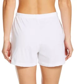 Skin Casey Solid Organic Pima Cotton - Flared Pocketed Sleep Short -Her Room US skin skn01 oj48b bs