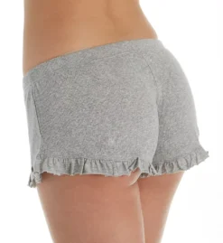 Skin Pima Cotton Ribbed Raffaela Short – Ruffled Hem Relaxed Sleep Short -Her Room US skin skn01 pr401r bs