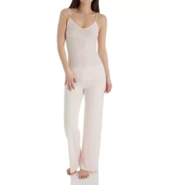 Organic Pima Cotton Camisole – Semi-Sheer Curved V-Neck Sleep Top -Her Room US skin skn01 ssfj1br cs2