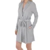 Skin Pima Cotton Double Layer Wrap Robe – Minimalist Raw Edge Spa Style -Her Room US skin skn01 ssfj8472 gs