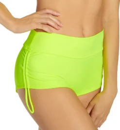 Smart & Sexy Adjustable Side High Rise Boyshort – Customizable Leg Swim Bottom