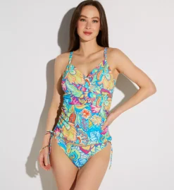 Sunsets Fiji Sandbar Rib Everlee Fuchsia Ribbed Tie-Side Cheeky Swim Bottom -Her Room US sunsets suns01 263bfsr cs3