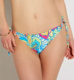 Sunsets Fiji Sandbar Rib Everlee Fuchsia Ribbed Tie-Side Cheeky Swim Bottom