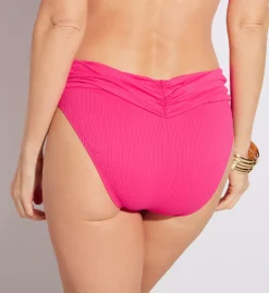 Sunsets Begonia Rib-Knit Unforgettable Sandbar Mid-Rise Bikini Bottom -Her Room US sunsets suns01 27bbsr bs