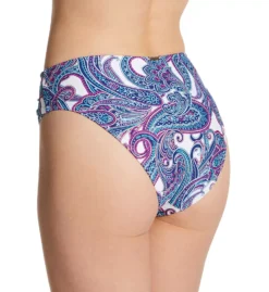 Sunsets Regatta Paisley Tessa Tie High Rise Swim Bottom – Blue Paisley High Cut Cheeky Bikini -Her Room US sunsets suns01 29brp bs