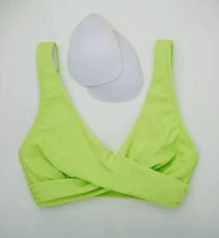 Sunsets Pacifica Blue Mirabella Ribbed Plunge Underwire Swim Top -Her Room US sunsets suns01 502 cs6