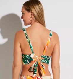 Sunsets Amber Oasis Elsie Underwire Wrap Bikini Top - Bra Sized Tropical Print -Her Room US sunsets suns01 523ao bs