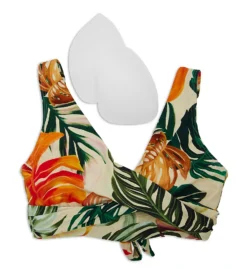 Sunsets Amber Oasis Elsie Underwire Wrap Bikini Top - Bra Sized Tropical Print -Her Room US sunsets suns01 523ao cs5