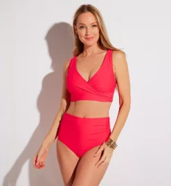 Sunsets Geranium Elsie Underwire Swim Top – Bra-Sized Strappy Pullover Bikini -Her Room US sunsets suns01 523g cs2