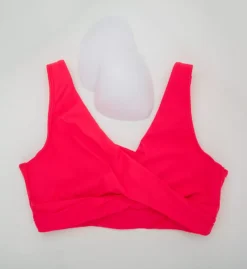 Sunsets Geranium Elsie Underwire Swim Top – Bra-Sized Strappy Pullover Bikini -Her Room US sunsets suns01 523g cs6