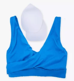 Sunsets Harbor Blue Tropical Sandbar Rib Elsie – Underwire Bra-Sized Bikini Top -Her Room US sunsets suns01 523hb cs6