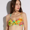 Sunsets Lush Luau Crossroads Underwire Bikini Top – Multi-Color Floral Bra-Sized Swim Top with J-Hook -Her Room US sunsets suns01 52ll gs