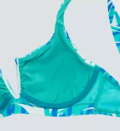 Sunsets Sea Breeze Sandbar Rib Vienna V-Wire Swim Top - Supportive Underwire Convertible Bikini -Her Room US sunsets suns01 530sb cs3