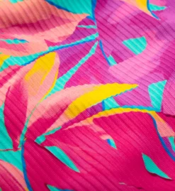 Sunsets Oasis Sandbar Ribbed Brandi Bralette – Tropical Abstract Lace-Up Swim Top -Her Room US sunsets suns01 68tosr cs4