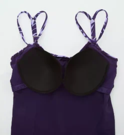 Sunsets Mystic Palms Tropical Taylor Tankini – Supportive Underwire Recycled Swim Top -Her Room US sunsets suns01 75mps cs5