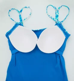 Sunsets Sea Breeze Sandbar Rib Taylor Tankini – Tropical Blue Underwire Bra-Sized Swim Top -Her Room US sunsets suns01 75sb cs5