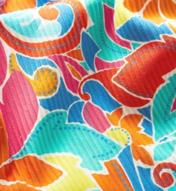 Sunsets Sienna Festive Floral Ribbed One Piece - Sweetheart Neckline Skirted Swim Dress -Her Room US sunsets suns01 983ff cs3