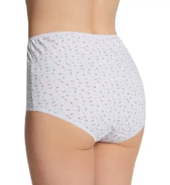Floral Cotton Brief Panty - 6 Pack -Her Room US teri teri01 15001 bs