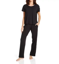 Tommy John Second Skin Micro Modal Lounge T-Shirt – Soft Scoop Neck Sleep Tee -Her Room US tommy john tj01 1001167 cs3