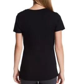 Tommy John Pima Cotton Blend V-Neck Tee - Luxury Memory Fabric Modern Fit Undershirt -Her Room US tommy john tj01 1002667 bs