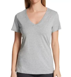 Tommy John Pima Cotton Blend V-Neck Tee - Luxury Memory Fabric Modern Fit Undershirt