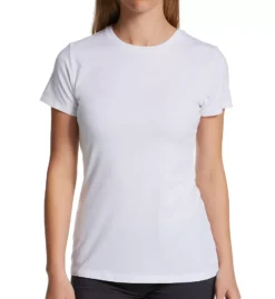 Tommy John Pima Cotton Blend Crew Neck Tee - Memory Fabric Pill-Resistant Short Sleeve Shirt