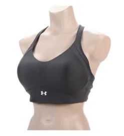 Under Armour HeatGear Infinity Medium Impact Ribbed Sports Bra -Her Room US ua01 1365772 01