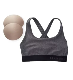 Under Armour Armour Crossback Heather Mid Impact Sports Bra -Her Room US under armour ua01 1310459 cs1