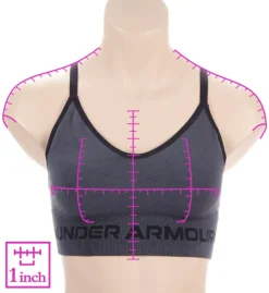 Under Armour UA Seamless Low Impact Long Heather Sports Bra -Her Room US under armour ua01 1357232 ns7